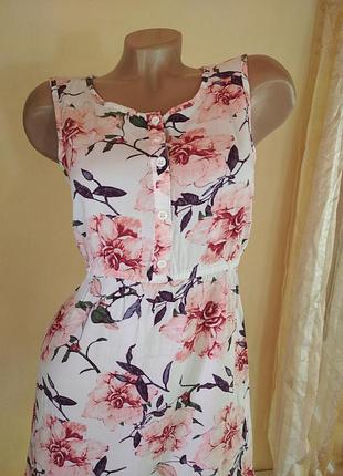 Плаття квітковий принт 4