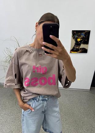 Футболка з принтом