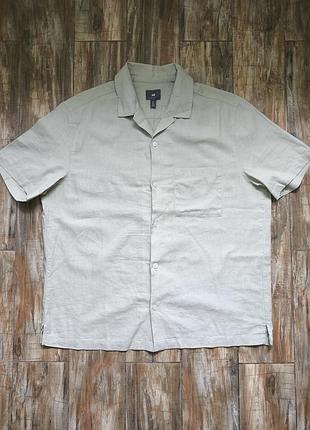 Лляна сорочка h&m, l