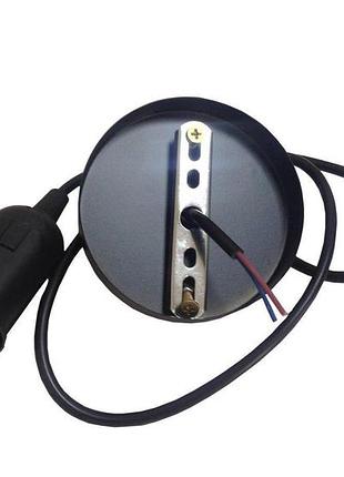 Патрон вінтажний металевий чорний підвісний з проводом 1м+монт.комплект (200шт/ящ) lumano