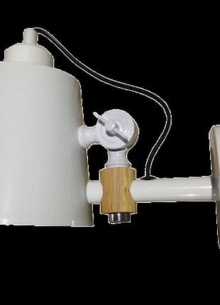 Светильник настенный бра в стиле лофт белый arlanda е27 lumano