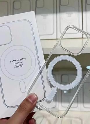 Прозорий чохол з magsafe iphone 15