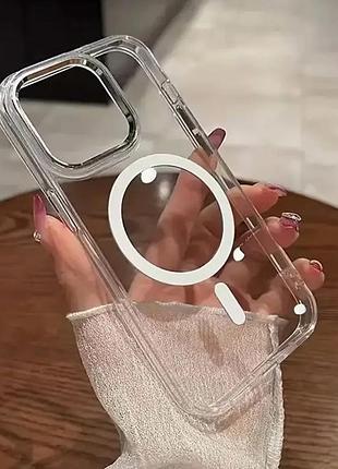 Прозорий чохол з magsafe iphone 152 фото