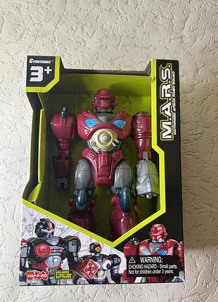 Робот подвижный m a r s motorized attack robo squad red robot