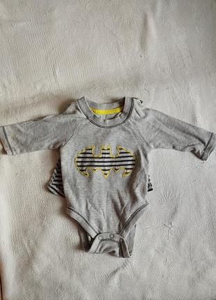 Боди бетмен для малыша