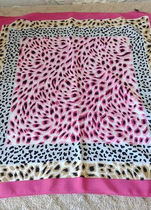 Винтажный шелковый платок шейный.