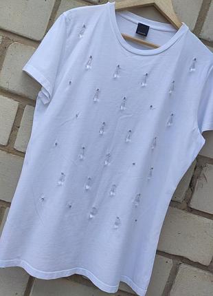 Блуза от pinko в декоре на груди р. l