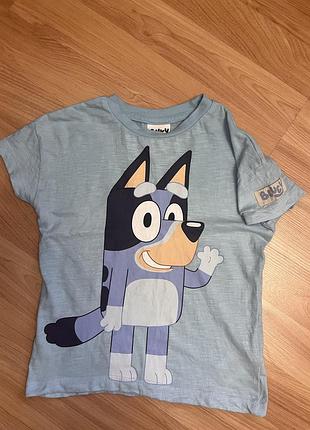 Футболка блакитна george next bluey