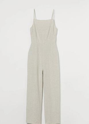 Лляний комбінезон h&m
