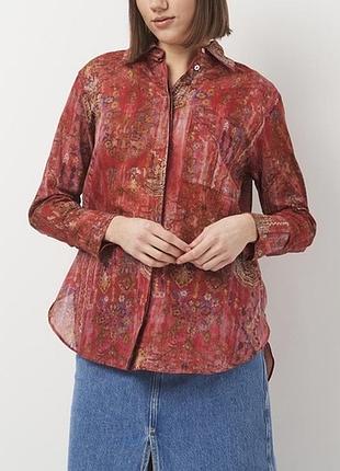 Рубашка фірмова коттон massimo dutti