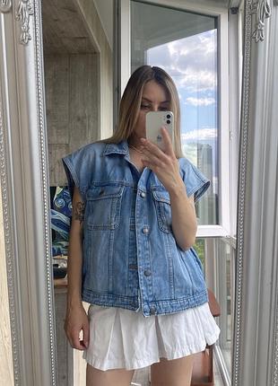 Джинсовий жилет
