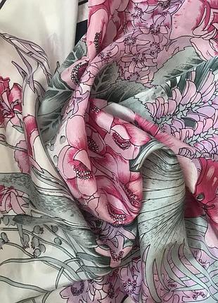 Натуральний шовк хустка вінтаж