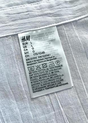 Біла сорочка h&m 4