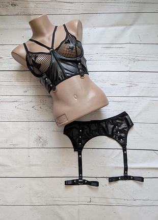 Чорний еротичний комплект