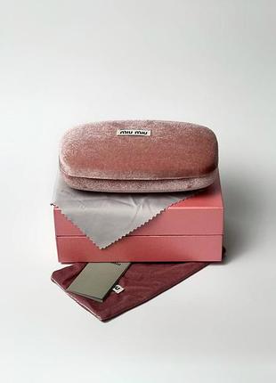 Футляр для очков бархат miu miu