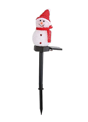 Солнечный садовый светильник санта-клаус.о+