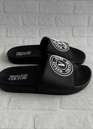 Шльопанці версаче versace size 39 шлепанцы шлепки тапочки тапки сланцы оригінал