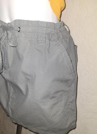 Котонова міні спідниця набедрена 3