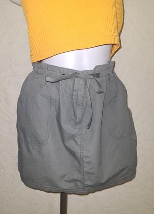 Котонова міні спідниця набедрена 2