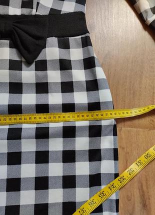 Платье миди в клетку 4