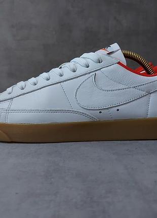 Шкіряні кросівки nike blazer premium оригінал