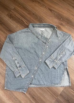 Жіноча,джинсова сорочка від zara