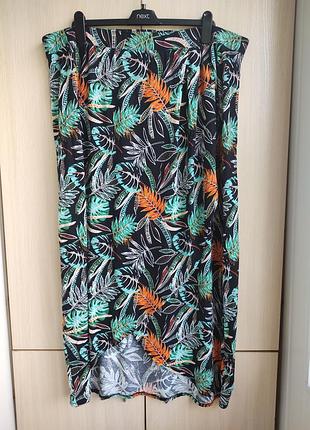 Спідниця батал віскоза великий розмір.