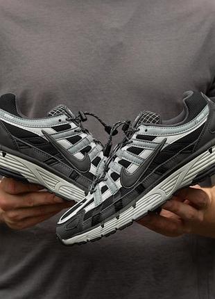 Nike p-6000 black grey8 фото