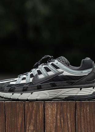 Nike p-6000 black grey3 фото