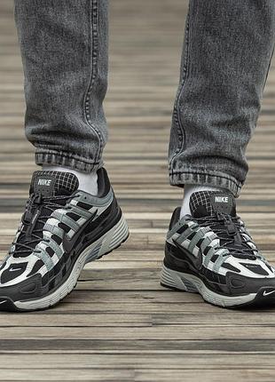Nike p-6000 black grey2 фото