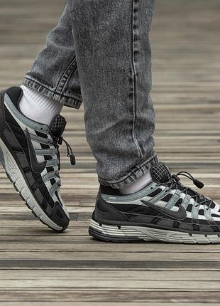Nike p-6000 black grey9 фото