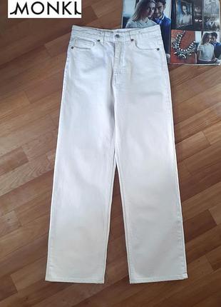 Классные новые джинсы с высокой талией h&amp;m monki s/ 27-28