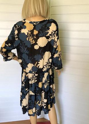 Віскозна  ярусна сукня 5