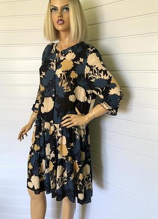 Віскозна  ярусна сукня 4