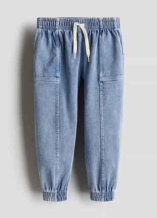 5 - 6 років 116 см h&m нові фірмові  м'які штани джинси карго хлопчику cargo джоггери