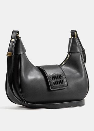 Трендова жіноча сумочка leather hobo bag