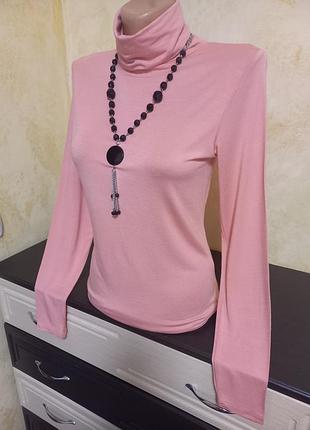 Водолазка maddison 95% cotton персиковий колір s-m