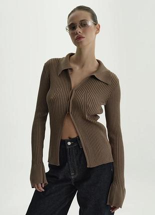Кавовий кардиган