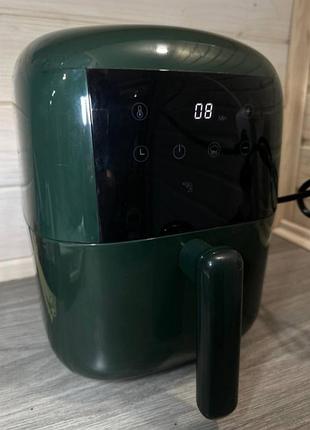 Мультипечь-аэрофритюрница maestro mr-755 3 л 1200 вт зеленый