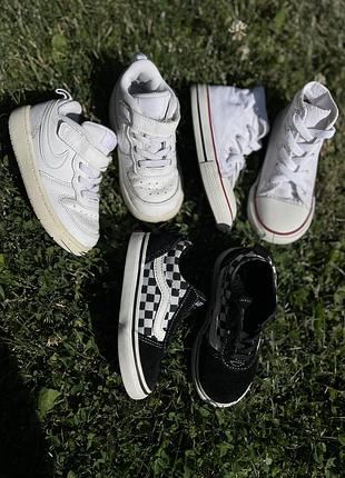 Дитячі кросівки кеди vans, nike, converse 24 розміри