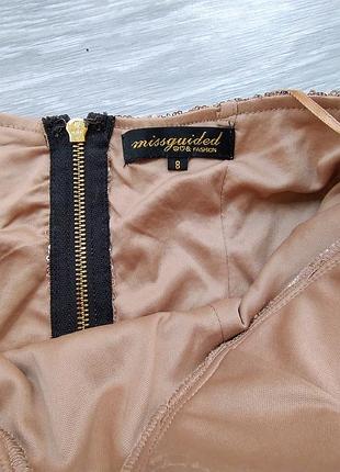 Ніжна легка міні сукня в паєтках, s розмір