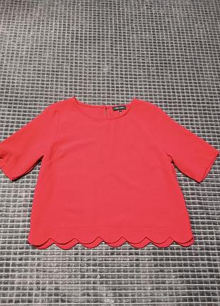Блуза топ футболка насыщенный малиновый цвет