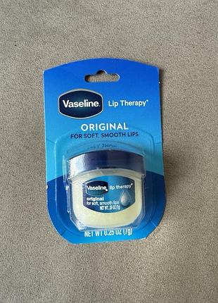 Vaseline lip therapy бальзам для губ классический вазелин