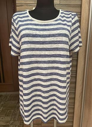 Базова футболка в смужку papaya 18(52-54)розмір