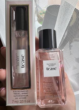 Набір victoria's secret tease fine fragrance mist та міні версія туалетної води
