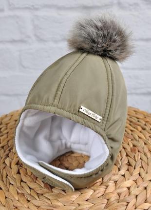 Зимняя шапка для малыша 38-54