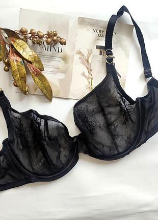 Boux avenue 36f 80e 80f ажурный мягкий бюстгальтер