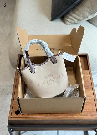 Сумка coach hanna bucket