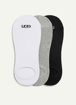 Набор носков ugg men's oliver no show 3 pack, размер m/l (38-40eur)