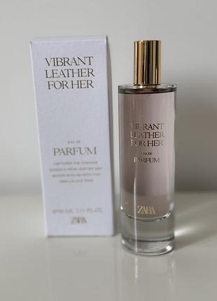 Парфуми zara vibrant leather for her 80мл
